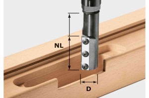 Festool Frez z płytkami wymiennymi do wpustów HW KN D20/50 WP/K