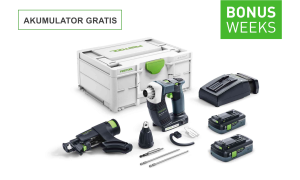 Festool  Akumulatorowa wkrętarka budowlana DWC 18-2500 HPC 4,0 I-Plus DURADRIVE