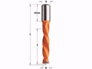 Wiertło nieprzelotowe 7x43x70 mm L CMT 309.070.12