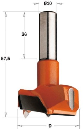 Wiertło Puszkowe HW D24 L57,5 S10x26 LH CMT 317.240.12.jpg