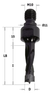 Wiertło z gwintem 10/40/55/M10/11x4 CMT 339.100.12