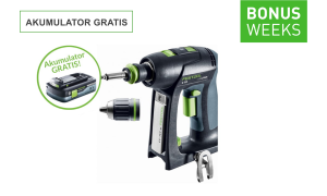 Festool  Akumulatorowa wiertarko-wkrętarka C 18 Basic