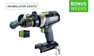 Festool Akumulatorowa wiertarko-wkrętarka TDC 18/4 I-Basic QUADRIVE