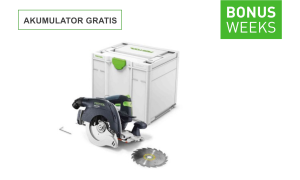 Festool Akumulatorowa ręczna pilarka tarczowa HKC 55 EB-Basic