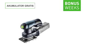 Festool  Akumulatorowa szlifierka oscylacyjna RTSC 400-Basic