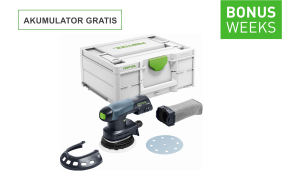 Festool  Akumulatorowa szlifierka mimośrodowa ETSC 125-Basic