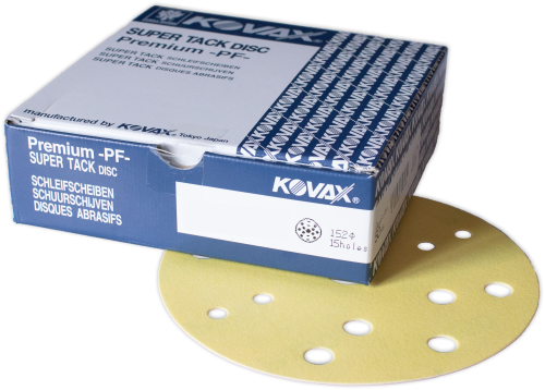 Przejdź do produktu Krążek Ścierny Kovax Premium P320 śr. 152mm 15 otw. (KV/324PREMIUM, nr kat.568-0320)