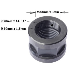 Nakrętka M33 x 3/ M30 x 1.5 CMT 993.030.01