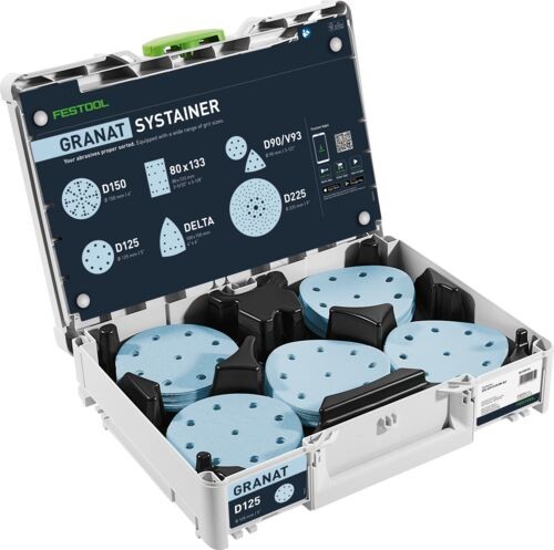 Przejdź do produktu Festool Systainer³ na materiały ścierne Granat D125 GR SYS