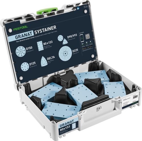 Przejdź do produktu Festool Systainer³ na materiały ścierne Granat 80x133 GR SYS