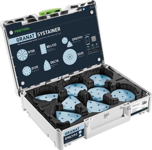 Przejdź do produktu Festool Systainer³ na materiały ścierne Granat D90/V93 GR SYS