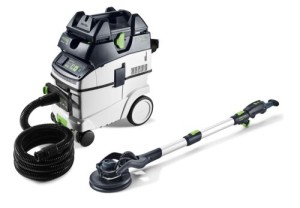 Festool Zestaw złożony z szlifierki przegubowej i odkurzacza PLANEX LHS 2 225 EQI/CTM 36-Set