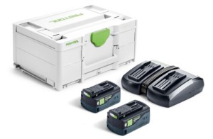 Festool Zestaw energii SYS 18V 2xHP5,0/TCL6DUO