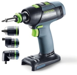 Festool Akumulatorowa wiertarko-wkrętarka T18+3 Basic-Set