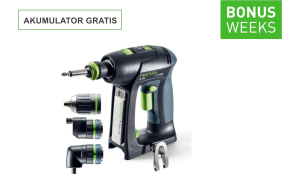 Festool Akumulatorowa wiertarko-wkrętarka C 18 Basic-Set