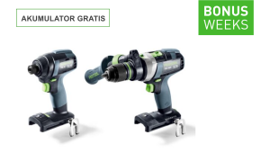 Festool Zestaw wiertarko-wkrętarka i zakrętarka TID 18 Basic-Set TPC 18/4