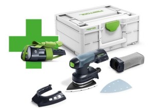 Festool  Akumulatorowa szlifierka Delta DTSC 400-Basic-Promo