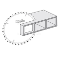 Piła tarczowa do pilarko zagłębiarki FESTOOL TS55, Seria AL, schemat 2