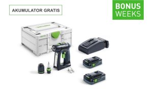Festool Akumulatorowa wiertarko-wkrętarka C 18 HPC 4,0 I-Plus