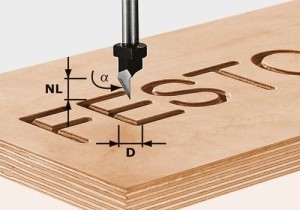 Festool Frezy do "pisania" HW S8 D11/60°