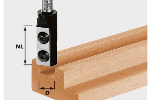 Festool Frez z płytkami wymiennymi do wpustów HW S8 D12/30 WP Z1